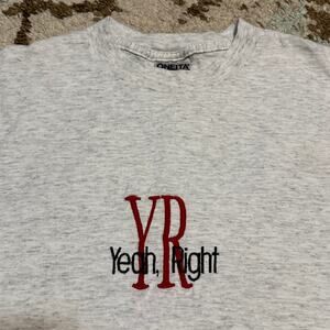 Vintage Yeah, Right Shirt Size XL Skate Girl Skateboards